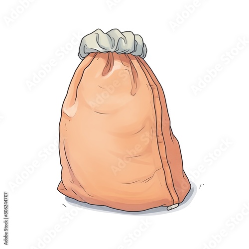 A watercolor of  Bivy sack for emergency shelter clipart, isolated on white background photo