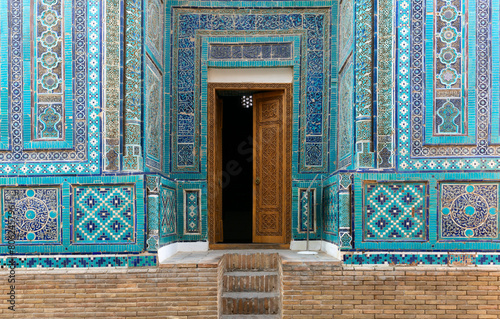 Samarkand, Uzbekistan -  The complex of the mausoleum of Shahi Zinda