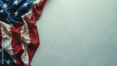 memorial day concept with USA flag