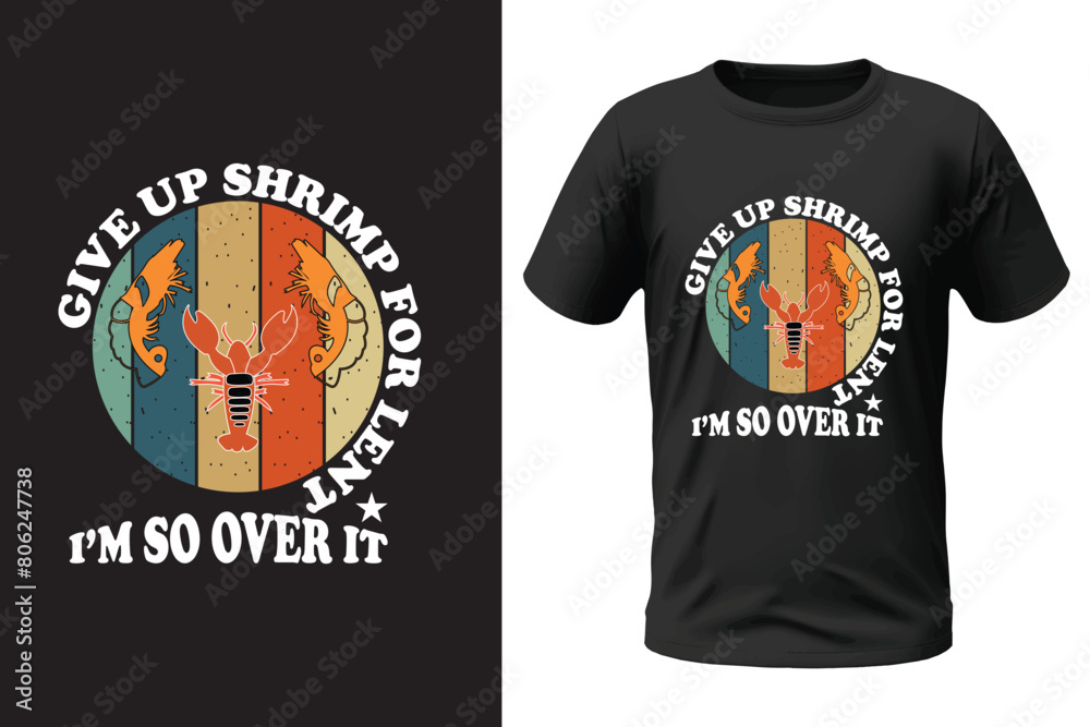 Shrimp t-shirt design Shrimp t-shirt design