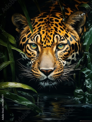 Reflected in Jaguar's Eyes