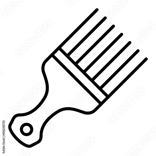 Afro comb Icon