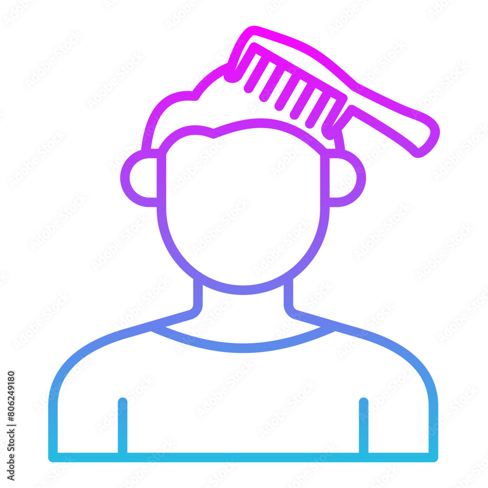 Combing Icon Combing Icon