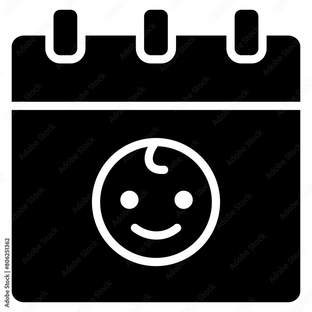 Fototapeta premium Due Date Icon Element For Design