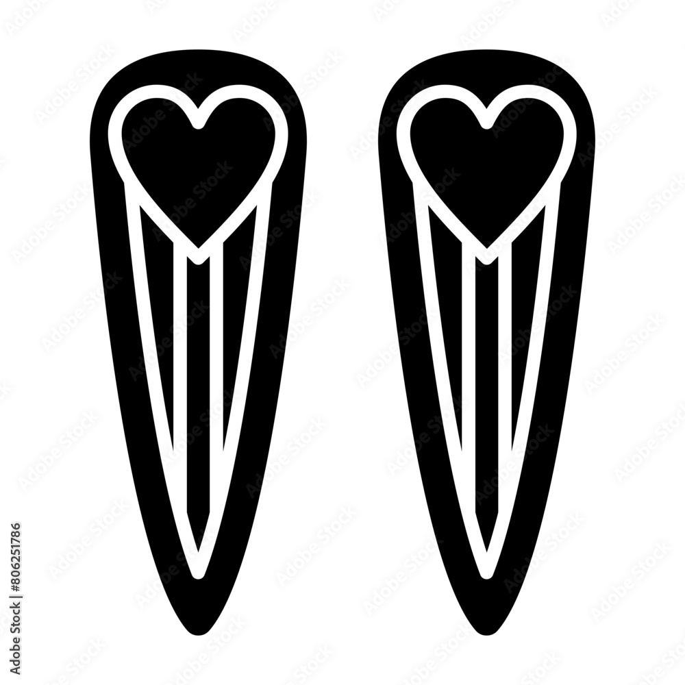 Hair clip Icon Hair clip Icon