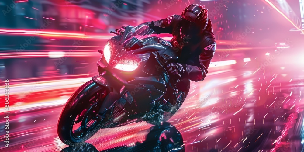 motorcycle rider on a motorcycle motorcycle rider on a motorcycle