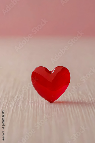 Shape of red hearts with pink background for card creation