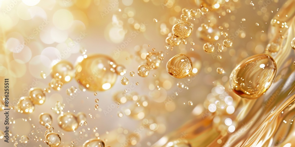 Clear collagen cosmetic gel anti aging serum oil texture isolated on white background. Hyaluronic acid skincare moisturizer product with bubbles macro Clear collagen cosmetic gel anti aging serum oil texture isolated on white background. Hyaluronic acid skincare moisturizer product with bubbles macro