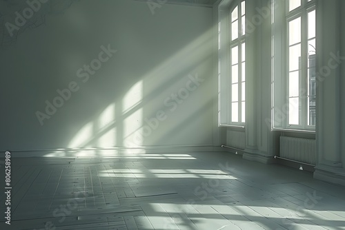 empty room with light
