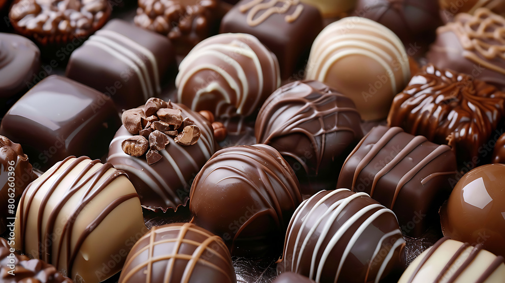 Chocolate Background For World Chocolate Day, Generative AI Chocolate Background For World Chocolate Day, Generative AI