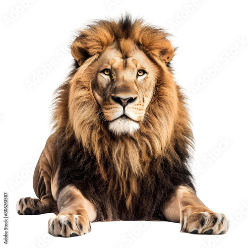 lion isolated on transparent background