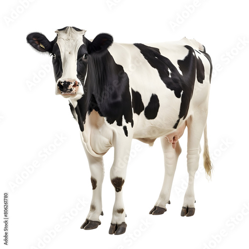 Cow Isolated on transparent Background Dairy Cattle