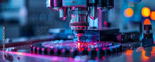 Engineering Metrology, A probe from a coordinate measurement machine taking measurements from a engineering part as part of its quality control process