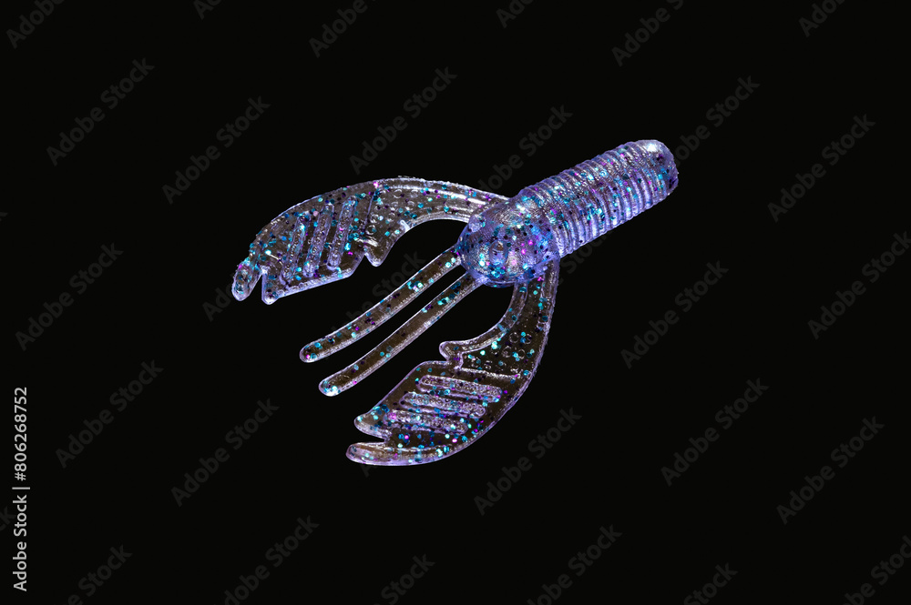 silicone fishing lures. fishing by spinning silicone fishing lures. fishing by spinning