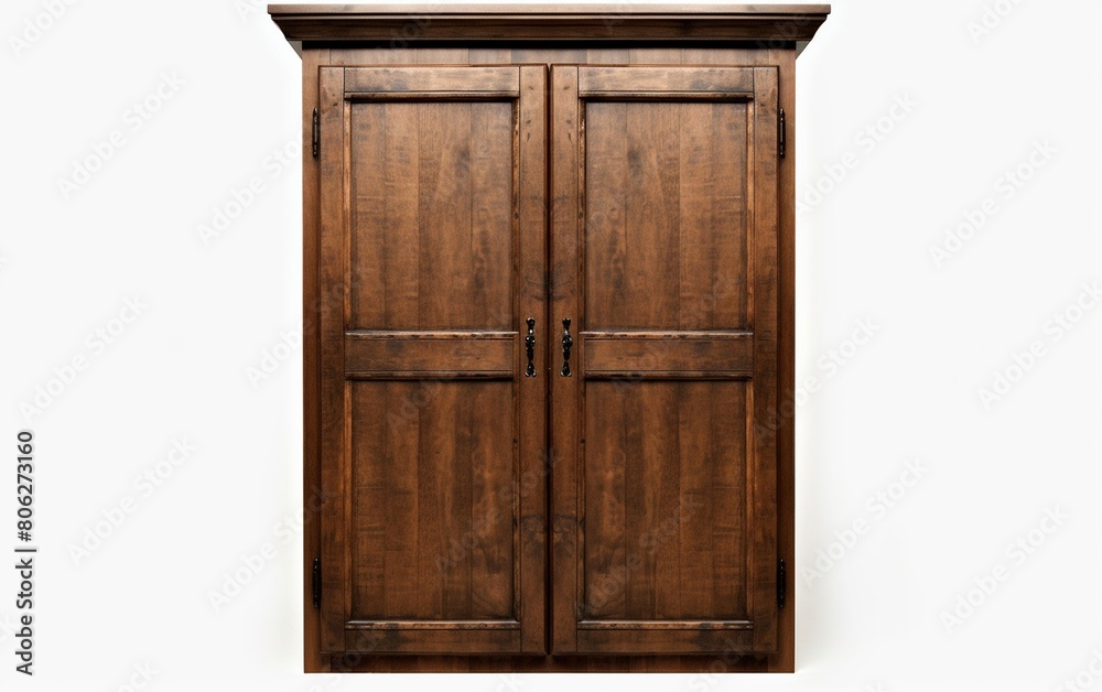 Dartboard Cabinet Against White