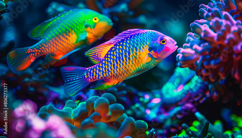 fish in aquarium