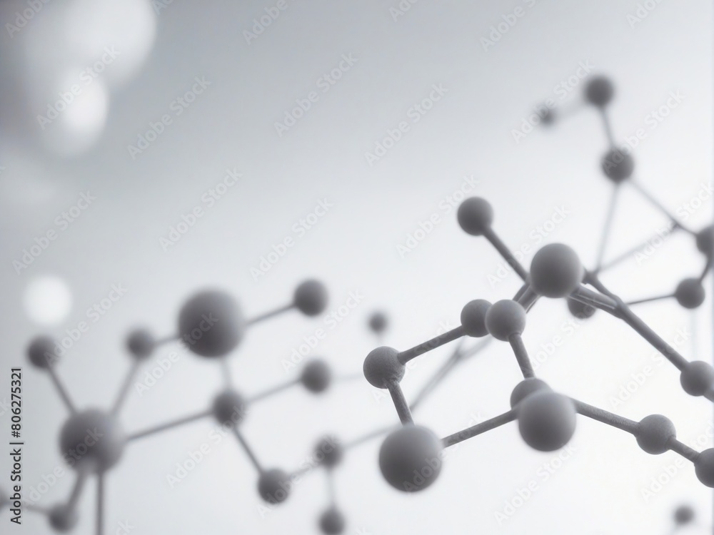 Obraz premium 3d render of a molecule