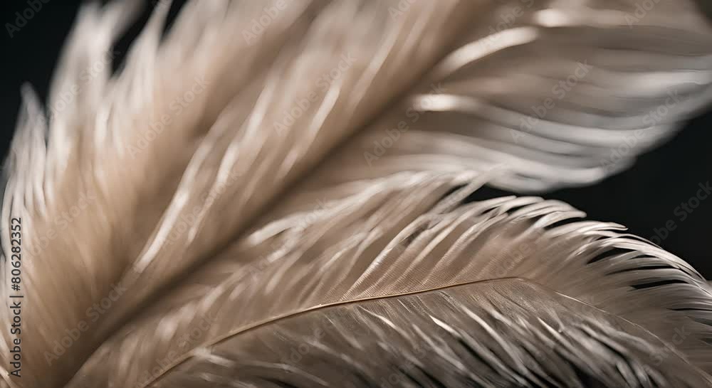 Close up of a feather
