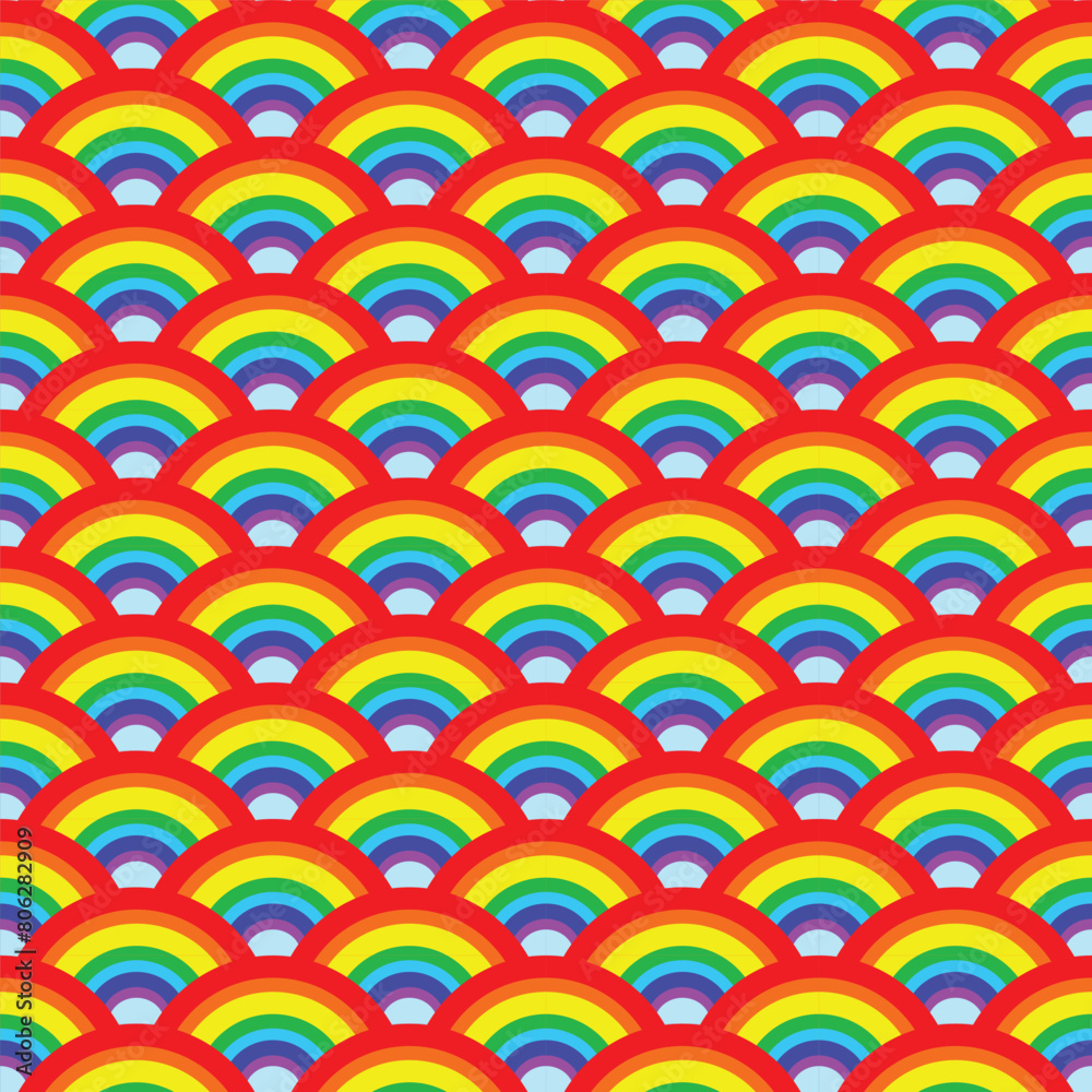 Rainbow, pattern, rainbow that forms water waves, background. Rainbow, pattern, rainbow that forms water waves, background.