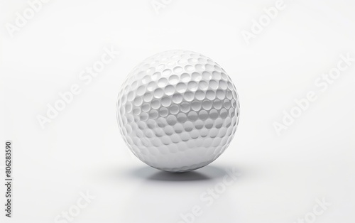 Golf Ball Marker on White