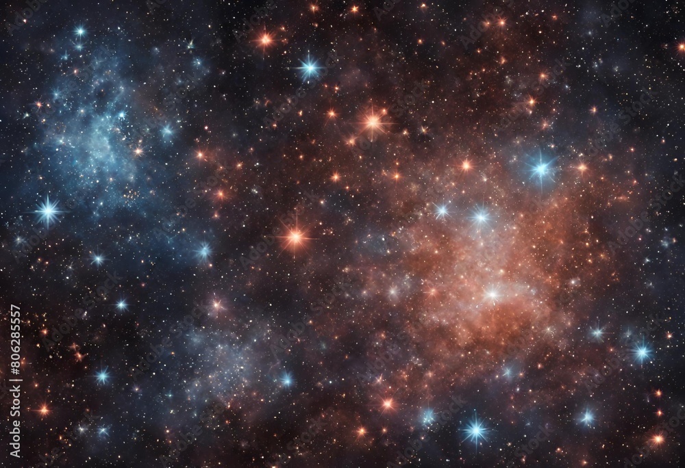 starry night sky close image