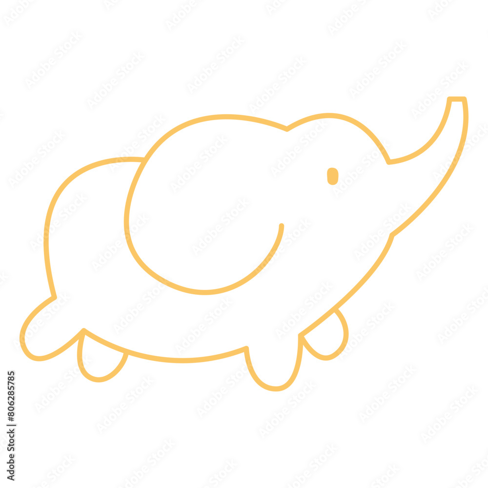 Cute Animal Line Art Illustration Cute Animal Line Art Illustration