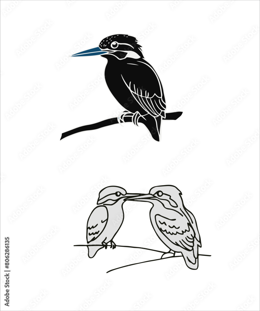 Fototapeta premium Hawk Bird Victor Design