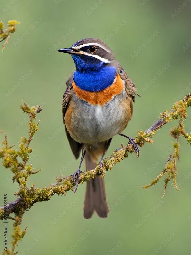 Fototapeta premium lilac breasted roller on a branch