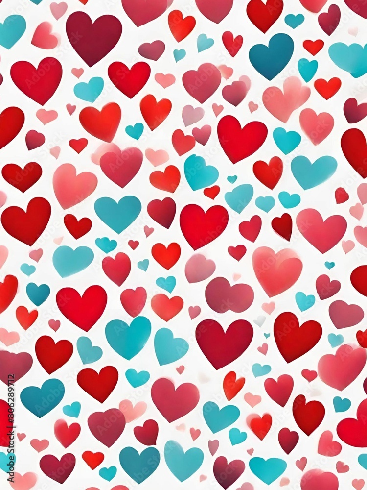 seamless background with hearts seamless background with hearts