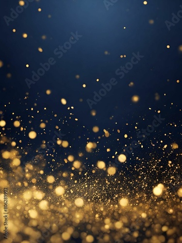 background with golden particles