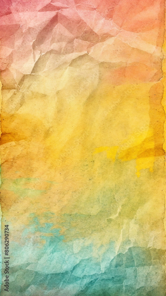 Multicolored watercolor texture background. Flat lay composition with copy space for design and print