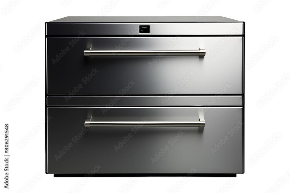 Stainless Steel Drawer isolated on transparent background. Stainless Steel Drawer isolated on transparent background.