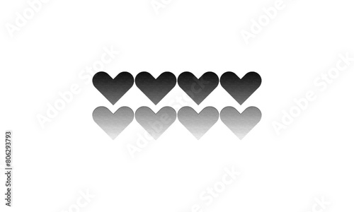 FadedHeartsPattern