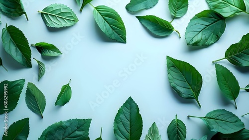 Incorporating Green Leaves into a High-Tech Cybersecurity Concept on a Clean White Background. Concept Outdoor Photoshoot, Colorful Props, Joyful Portraits, Playful Poses, Cybersecurity Concepts