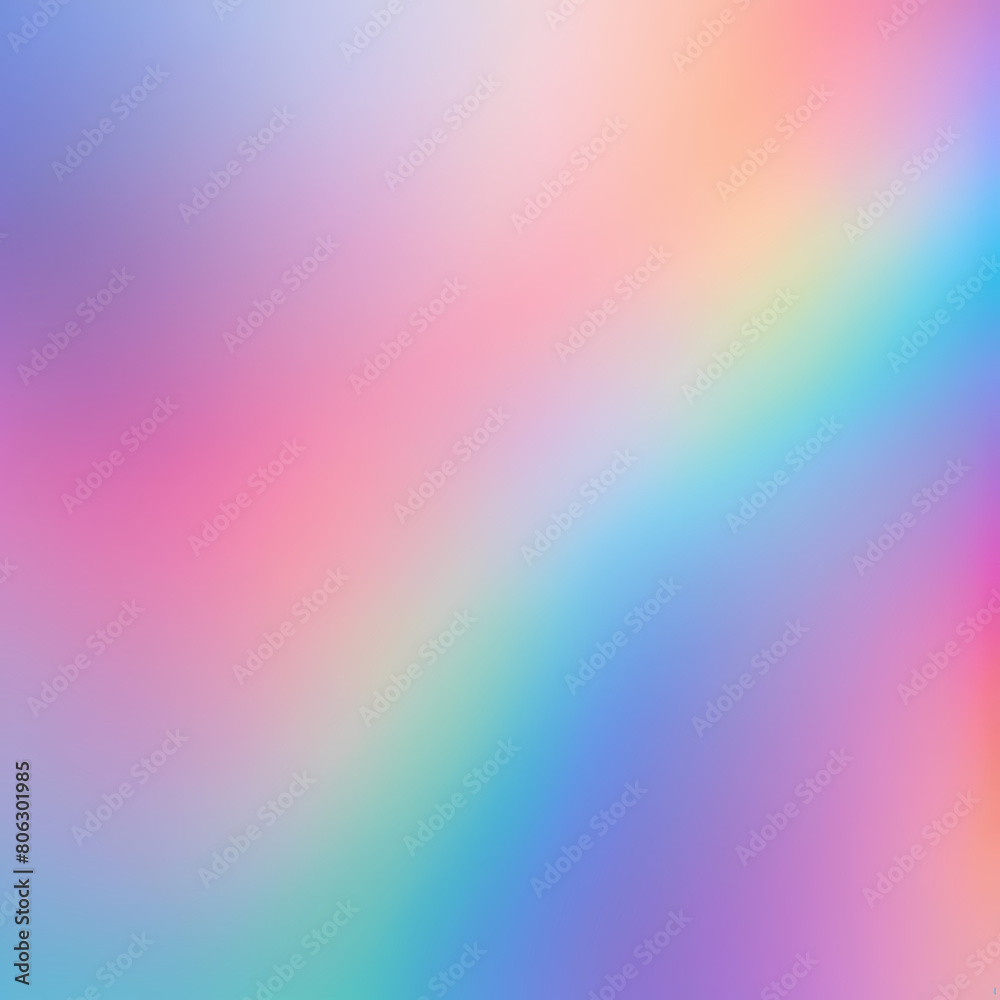Fototapeta premium Rainbow Color Gradient Background Texture, Hologram Background