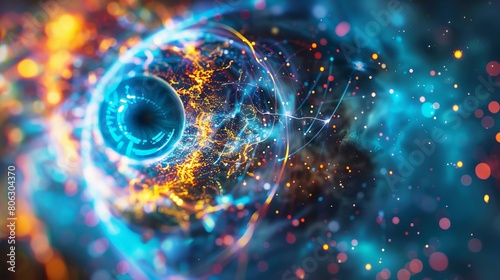 Technological Landscapes. A Visual Journey into the World of Science background