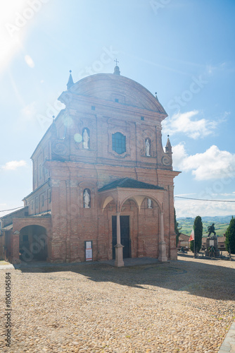 Castelnuovo Calcea church, Piedmont, Italy