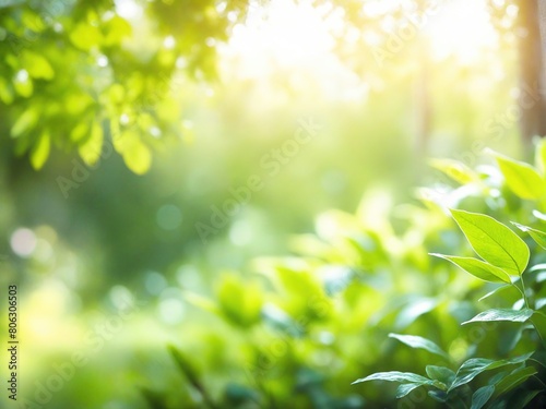 green leaves background