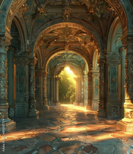 ornate hallway