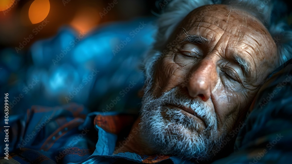 An elderly man with Alzheimer's feeling lost and lonely in his own home. Concept Elderly Care, Dementia Support, Lonely Seniors, Home Safety, Aging in Place