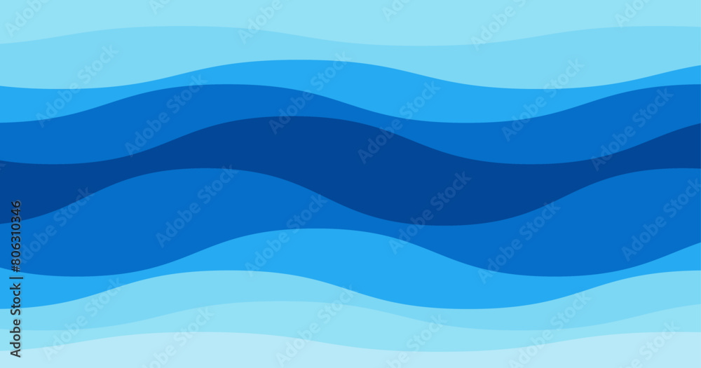 vector blue abstract ocean water waves vector blue abstract ocean water waves