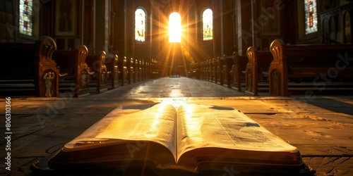 The Light of God Shines Through the Church photo