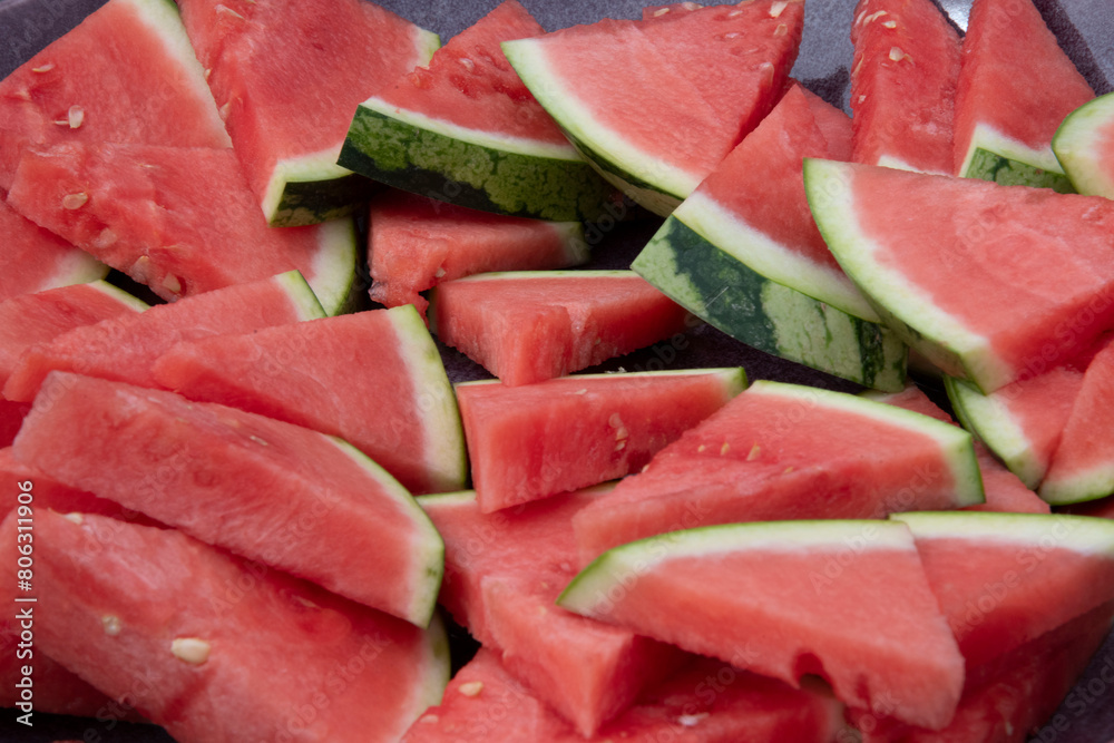 slices of watermelon slices of watermelon