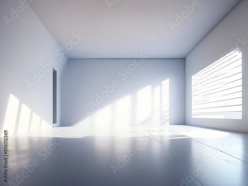 empty white room