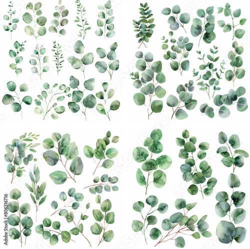 invitation painting silver herb print watercolor wedding greenery greeting herbal elegant exotic 