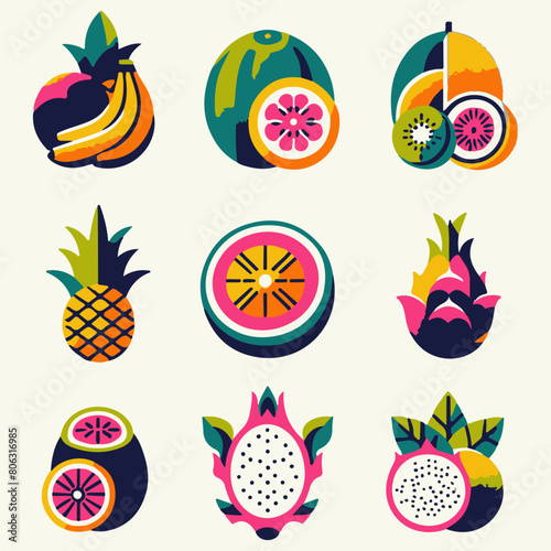 Fresh Picks: Vibrant Fruit Vector Design Elements for Juicy Creative Projects