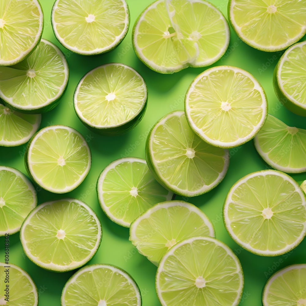 lime slices background