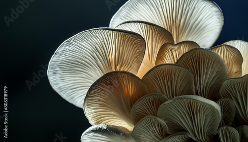 abstract background macro image of mushroom sajor caju mushroom