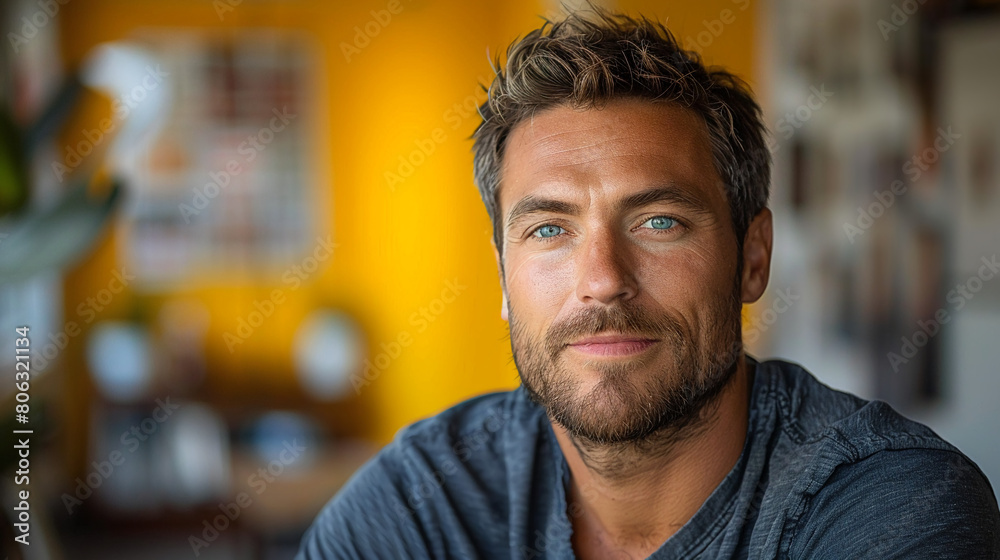 Professional studio photo portrait of a attractive handsome man, beautiful guy with beard, a person, with a pronounced emotional expression, widescreen 16:9 Professional studio photo portrait of a attractive handsome man, beautiful guy with beard, a person, with a pronounced emotional expression, widescreen 16:9