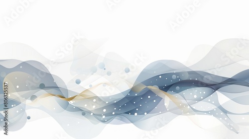 wave pattern illustration background. AI generated